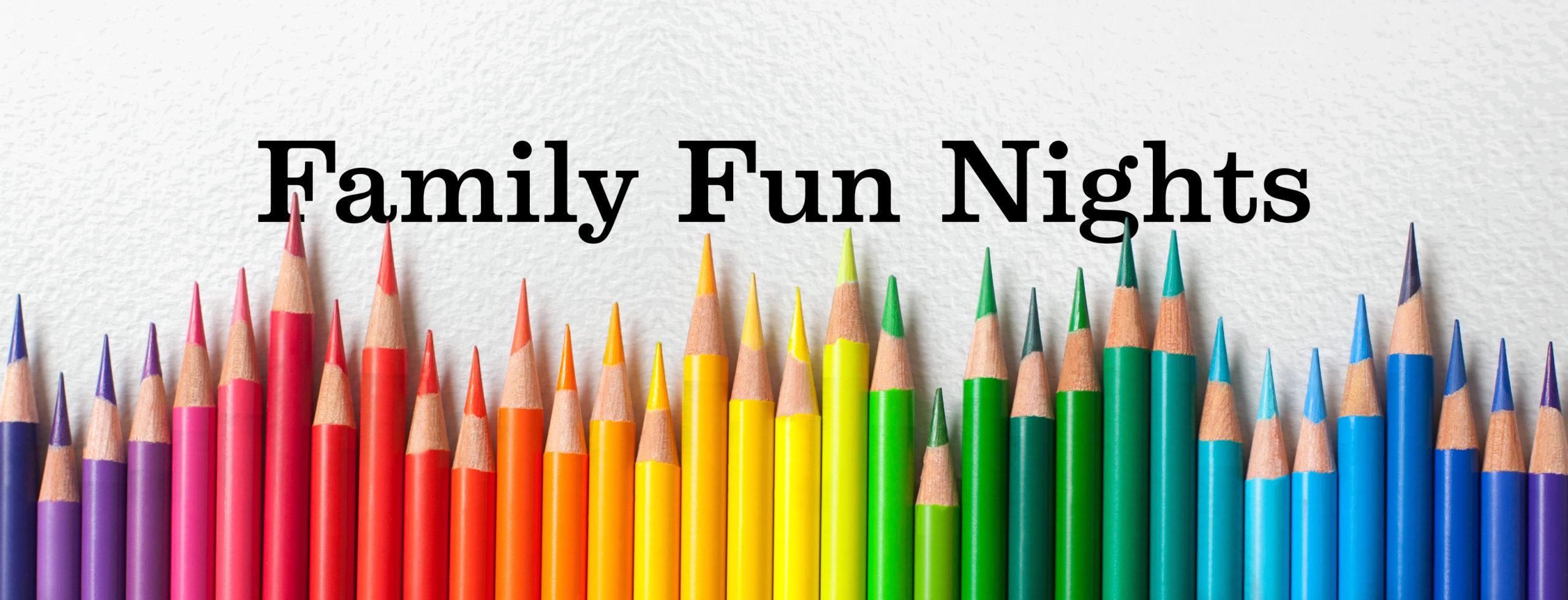 Family Fun Night - Image of colored pencils